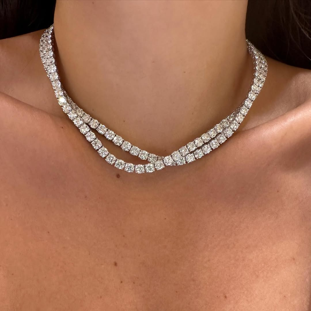 collana maglia piatta dorata in argento 925