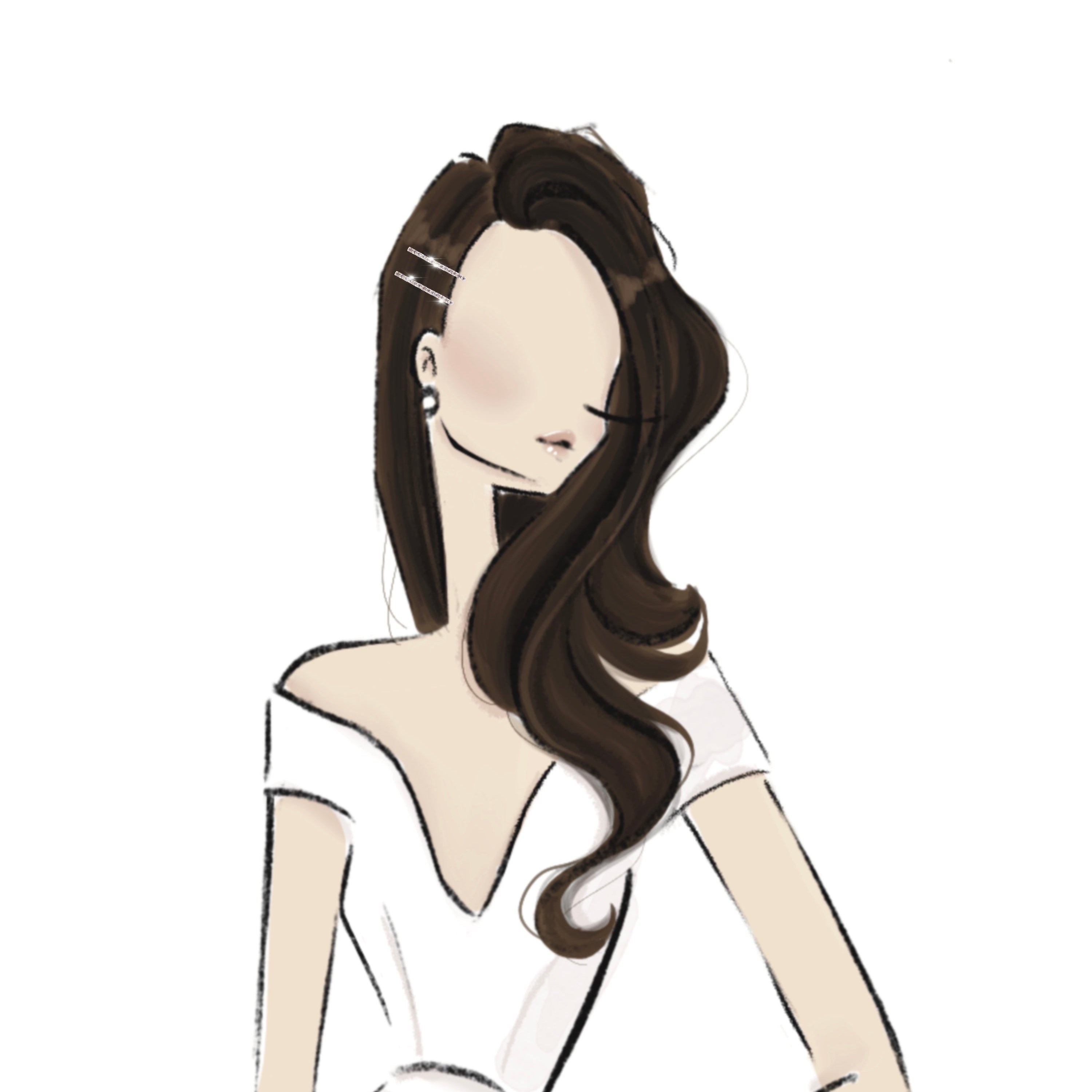 acconciatura sposa con capelli sciolti