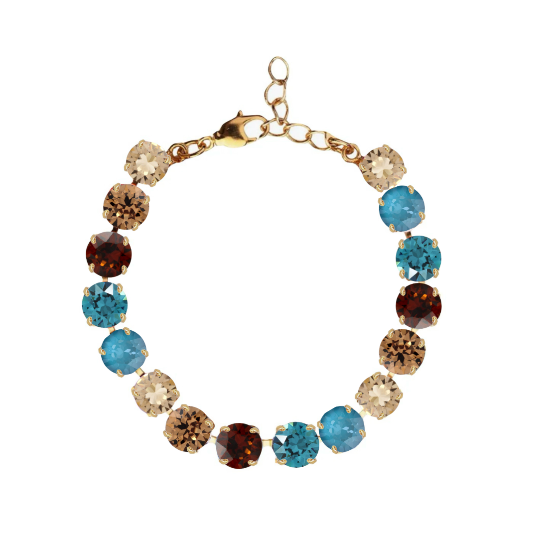 bracciale armocromia autunno deep con dettagli in oro