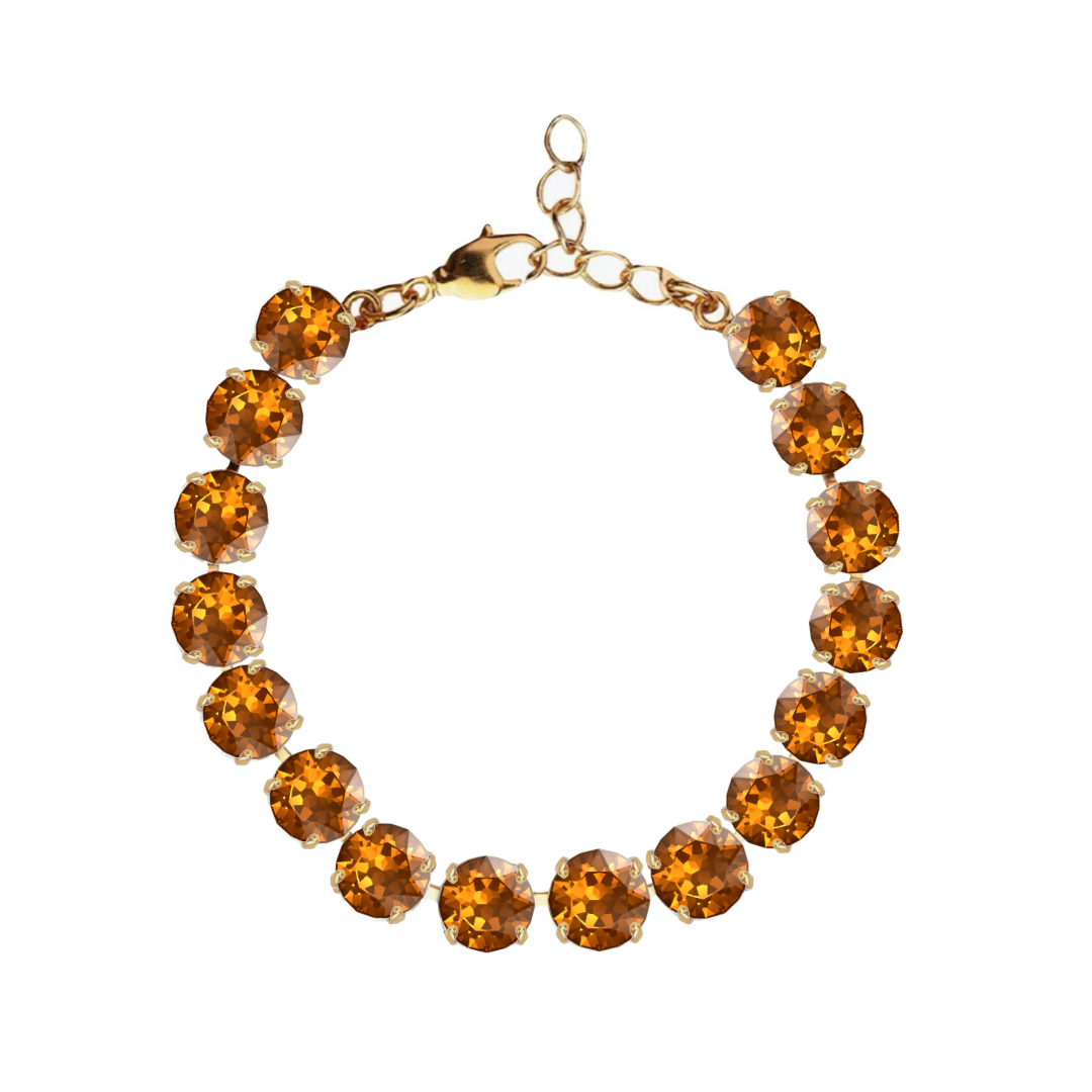 bracciale armocromia della palette autunno con sfumature marrone e arancione