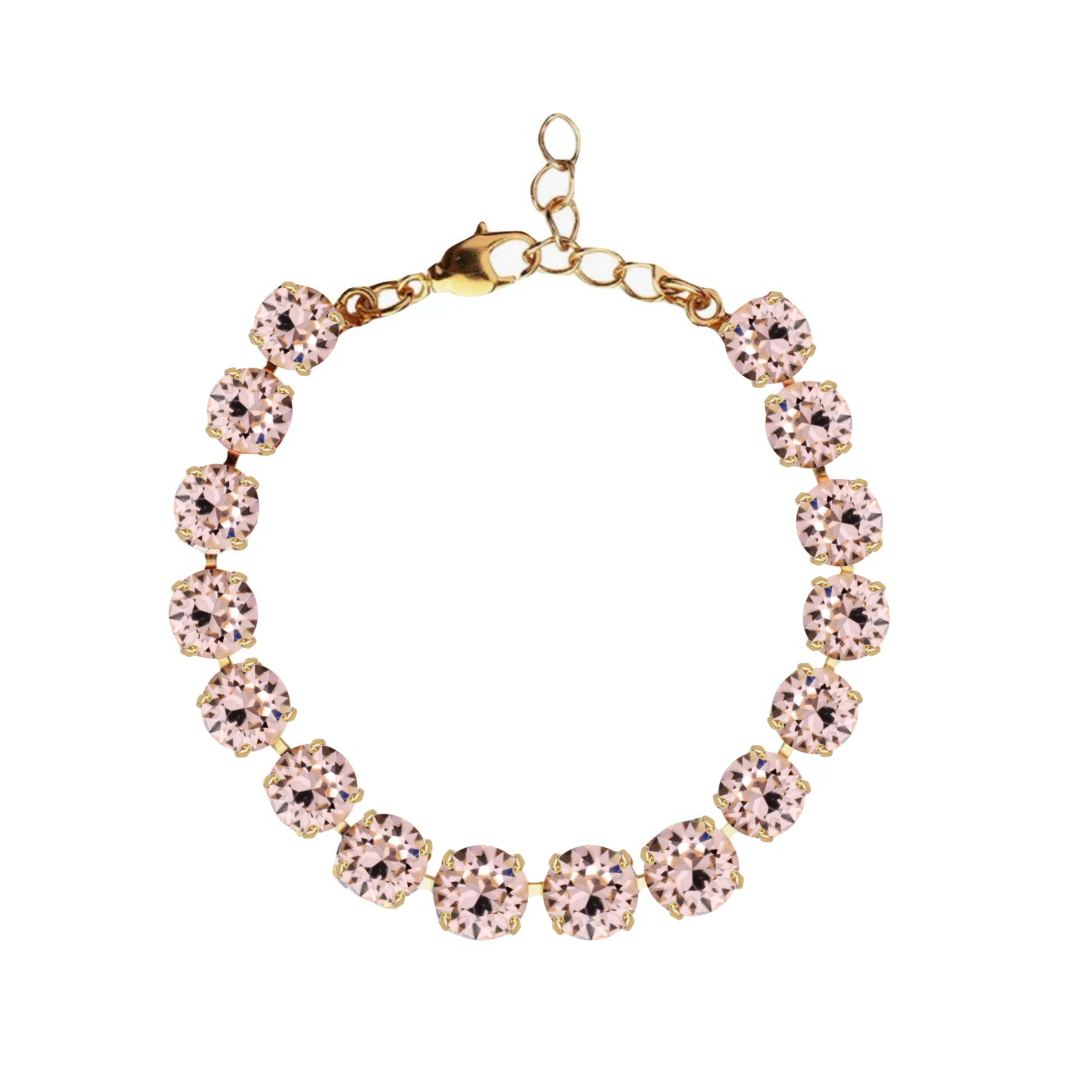 bracciale armocromia stagione autunno in pietre rosa cristallo