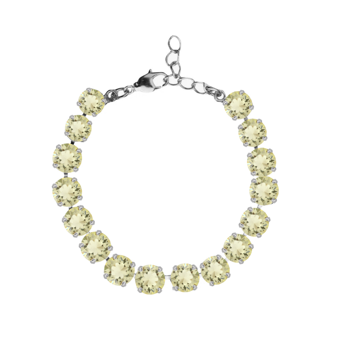 bracciale armocromia stagione estate in tono giallo con swarovski