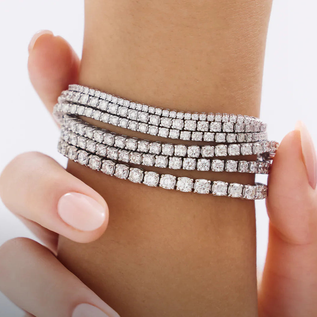 bracciali tennis in argento 925 e zirconi