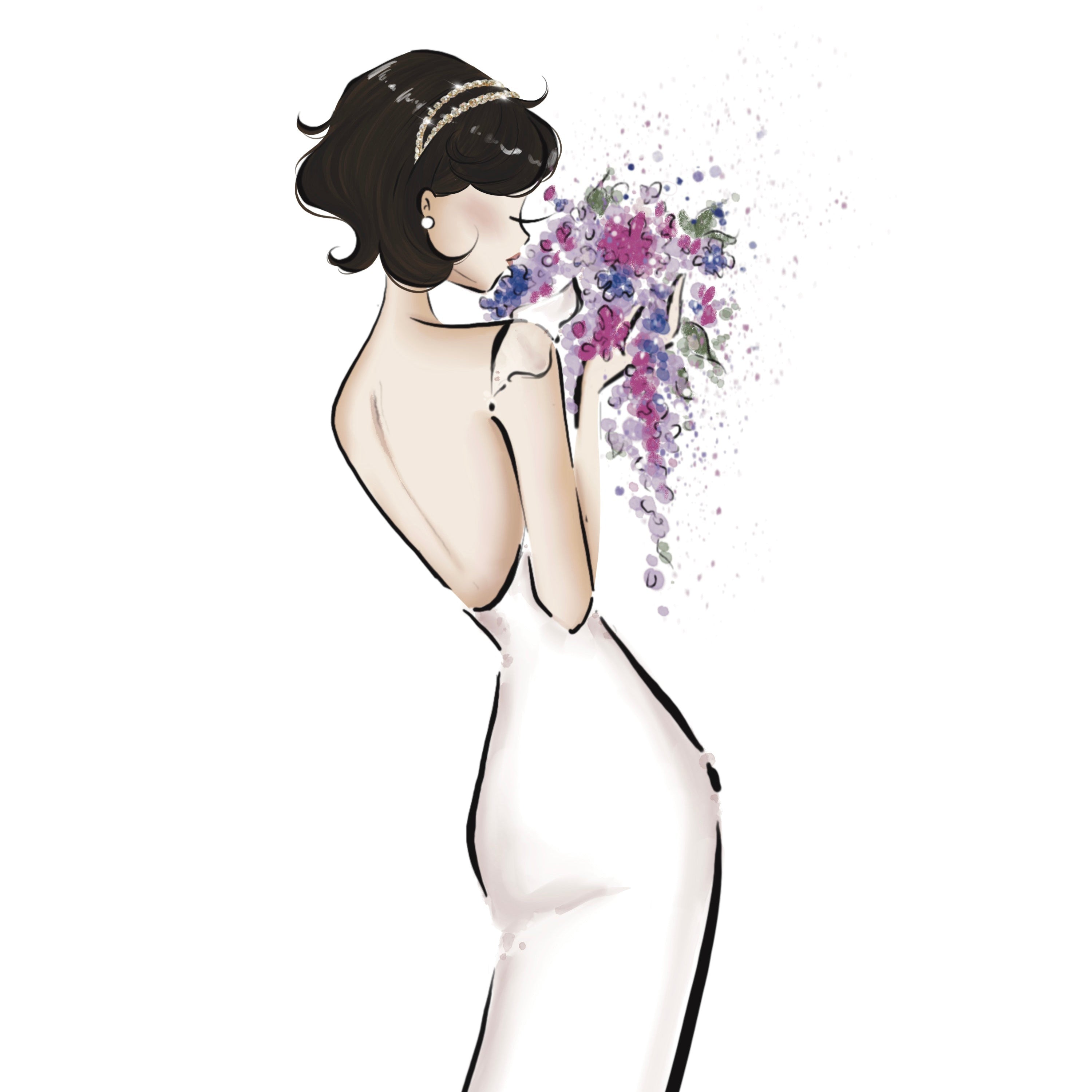 cerchietto per capelli con swarovski da sposa anche coi capelli corti