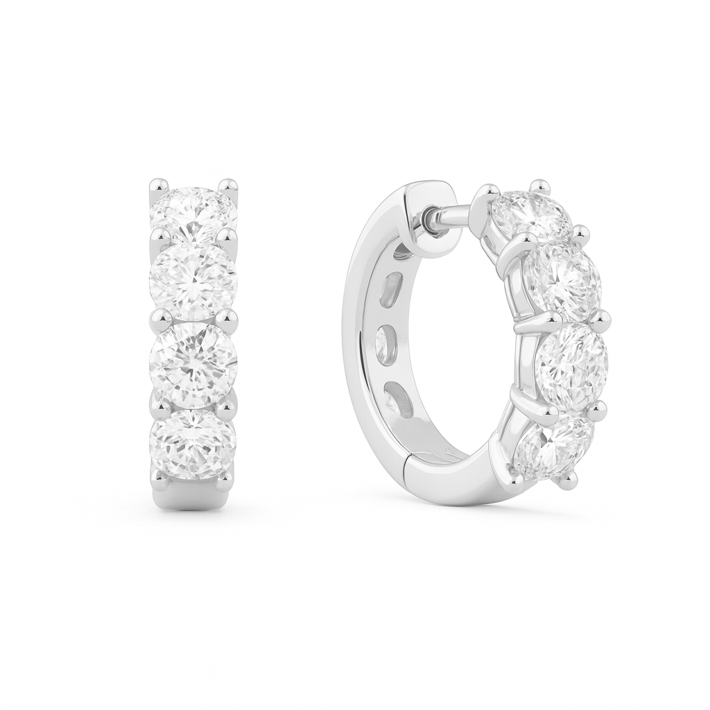 cerchio argento 925 con zirconi