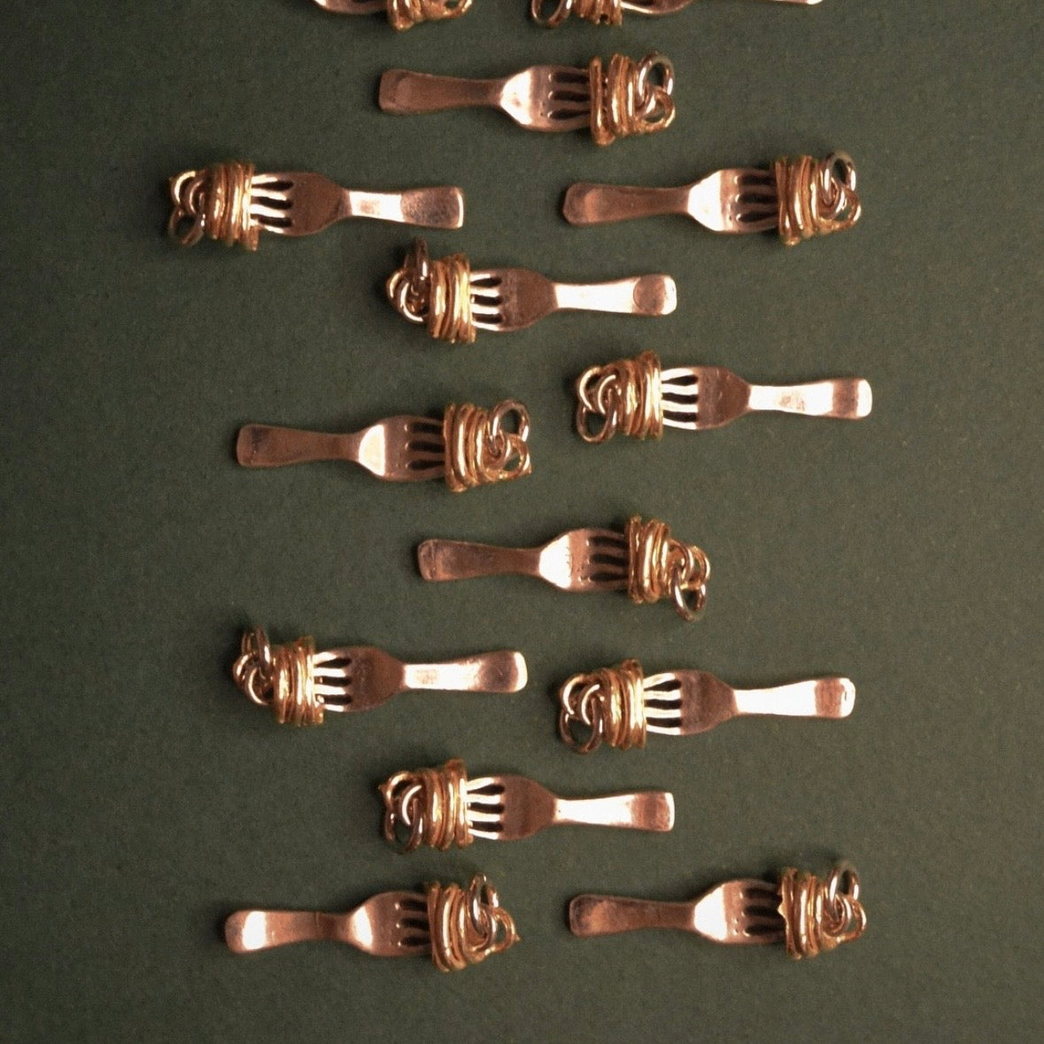 ciondolo forchette argento 925