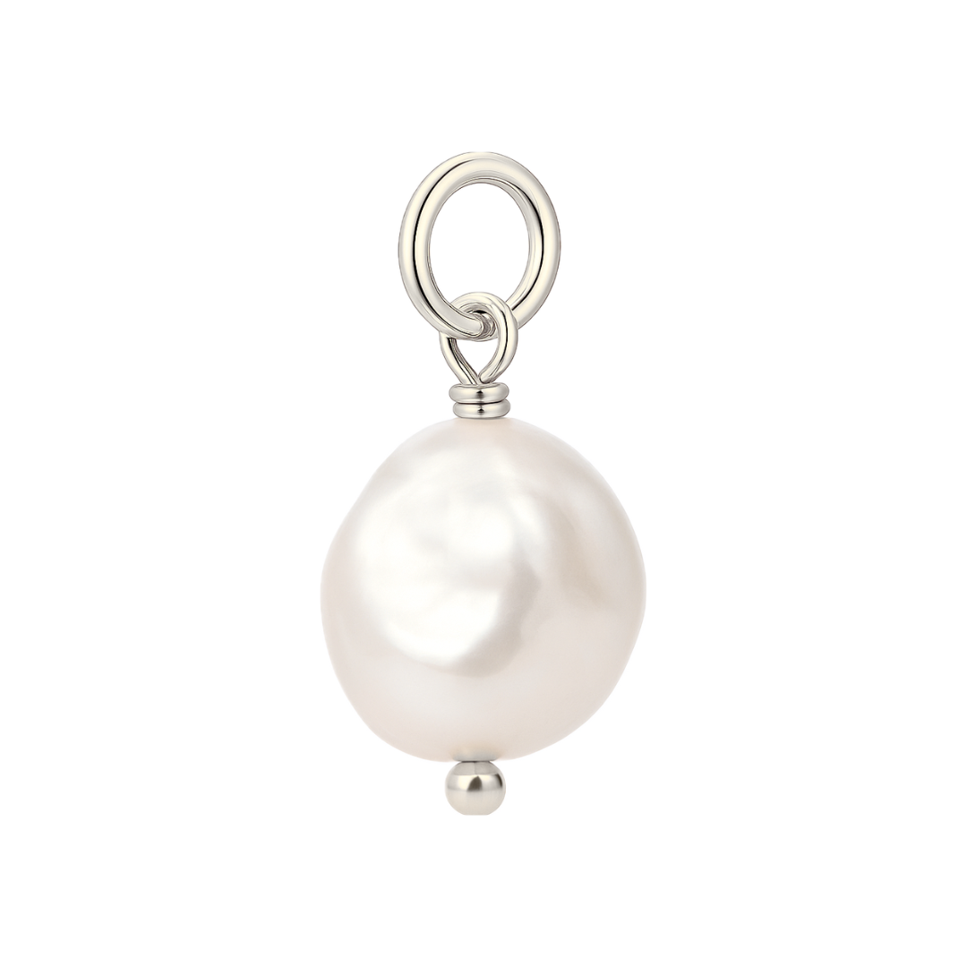 ciondolo perla barocca in argento 925