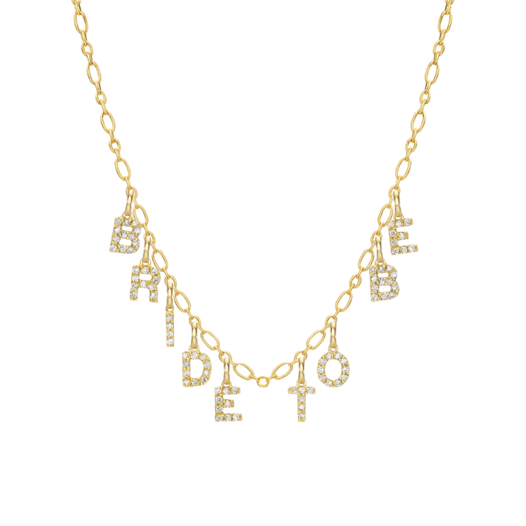 collana bride to be per addio al nubilato