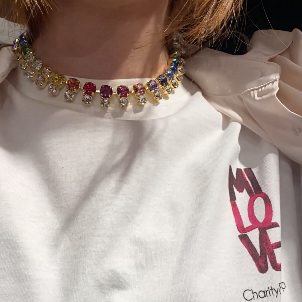 collana arcobaleno donata