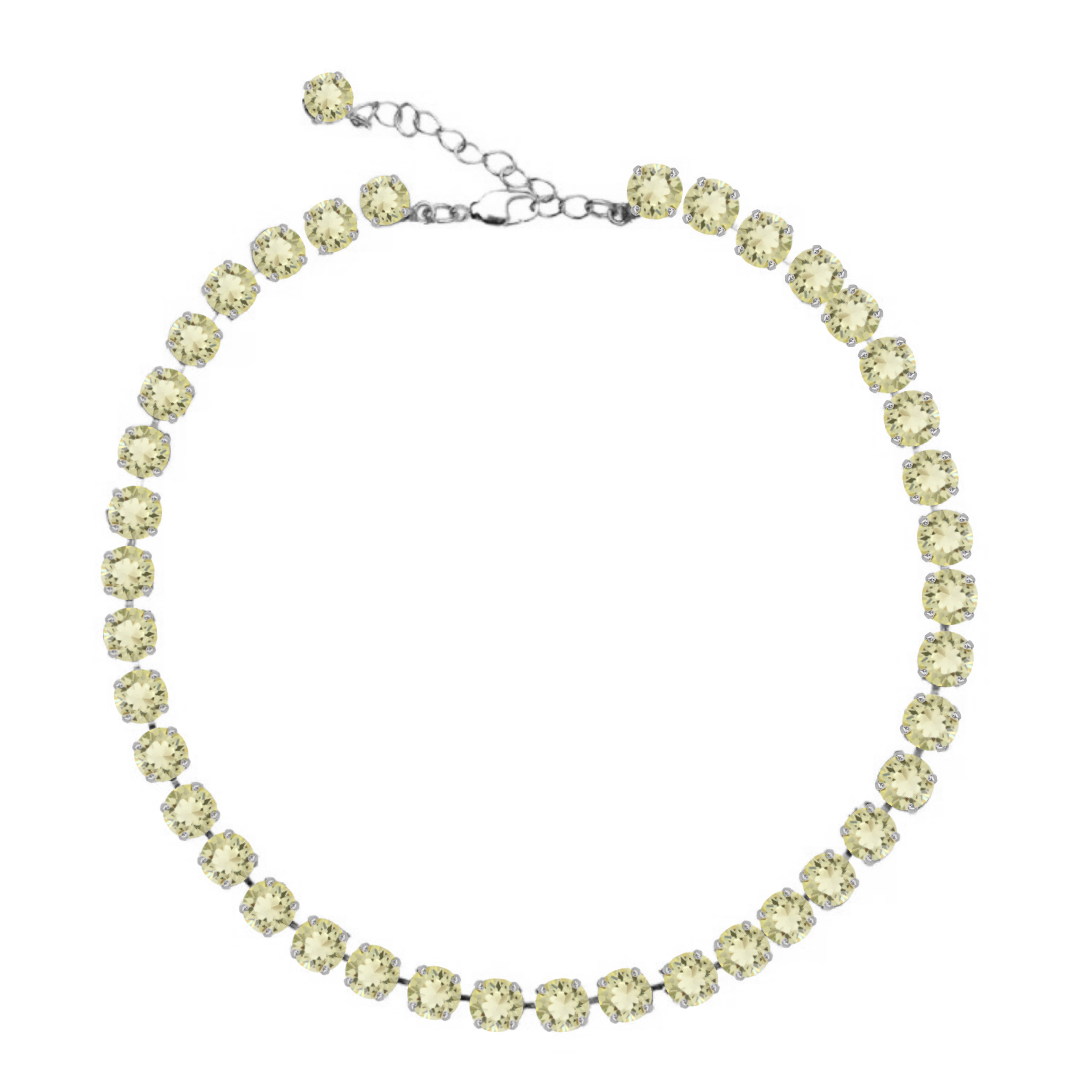 collana armocromia estate in colorazione giallo cristallo luminoso