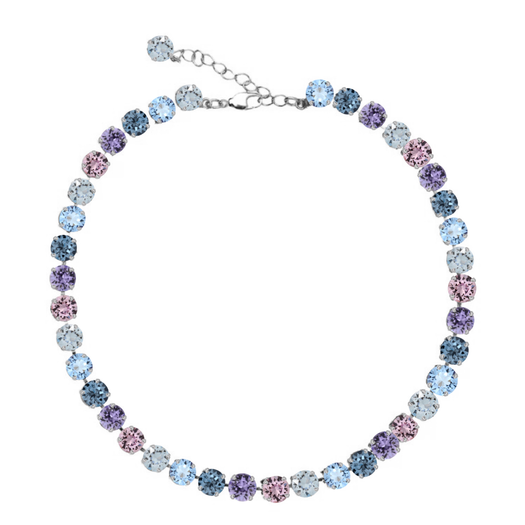 collana armocromia stagione estate fredda con rifiniture argento