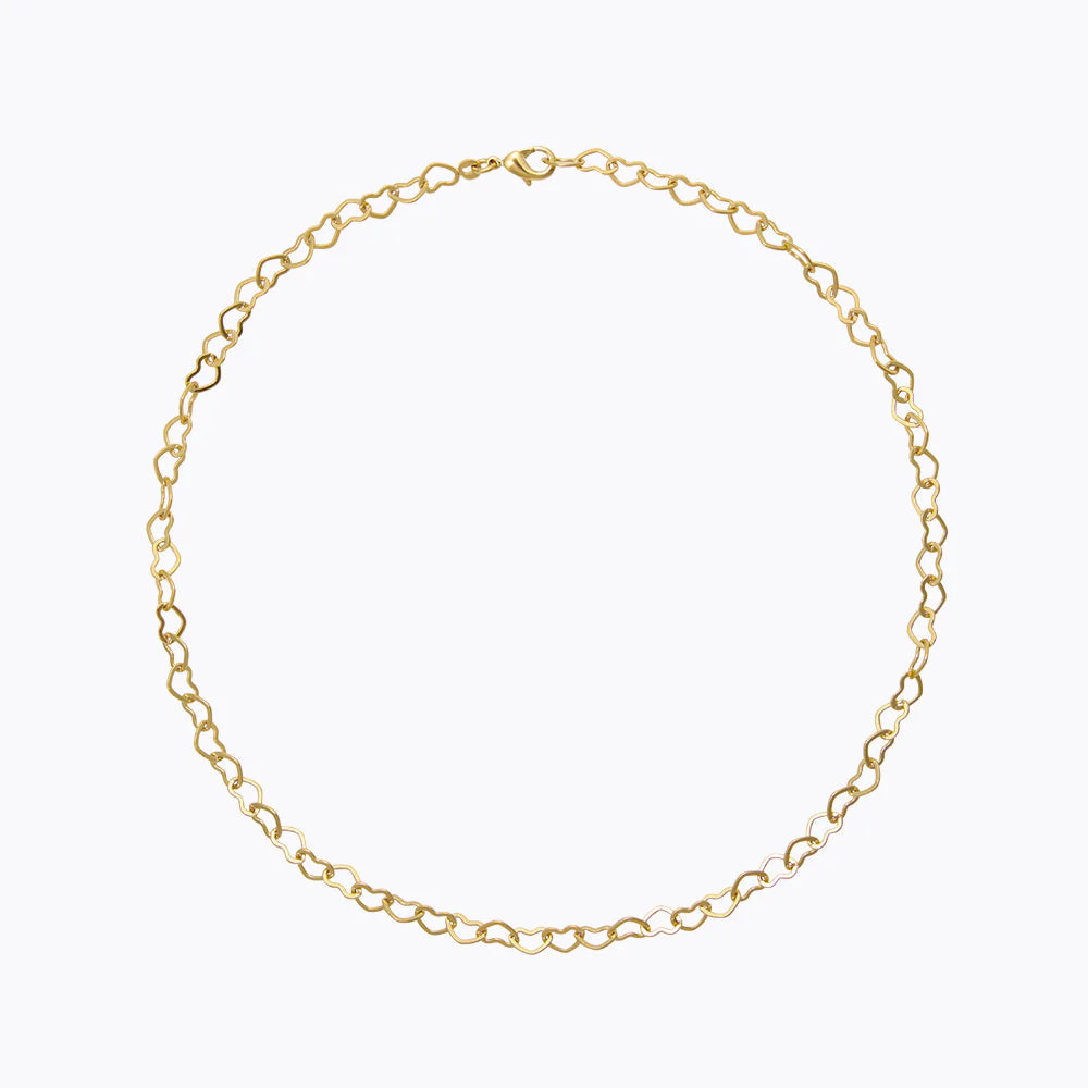 collana catena cuori concatenati perfetta idea regalo san valentino