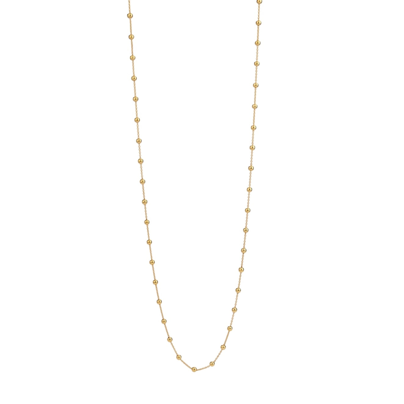 collana palline rosario oro in argento 925