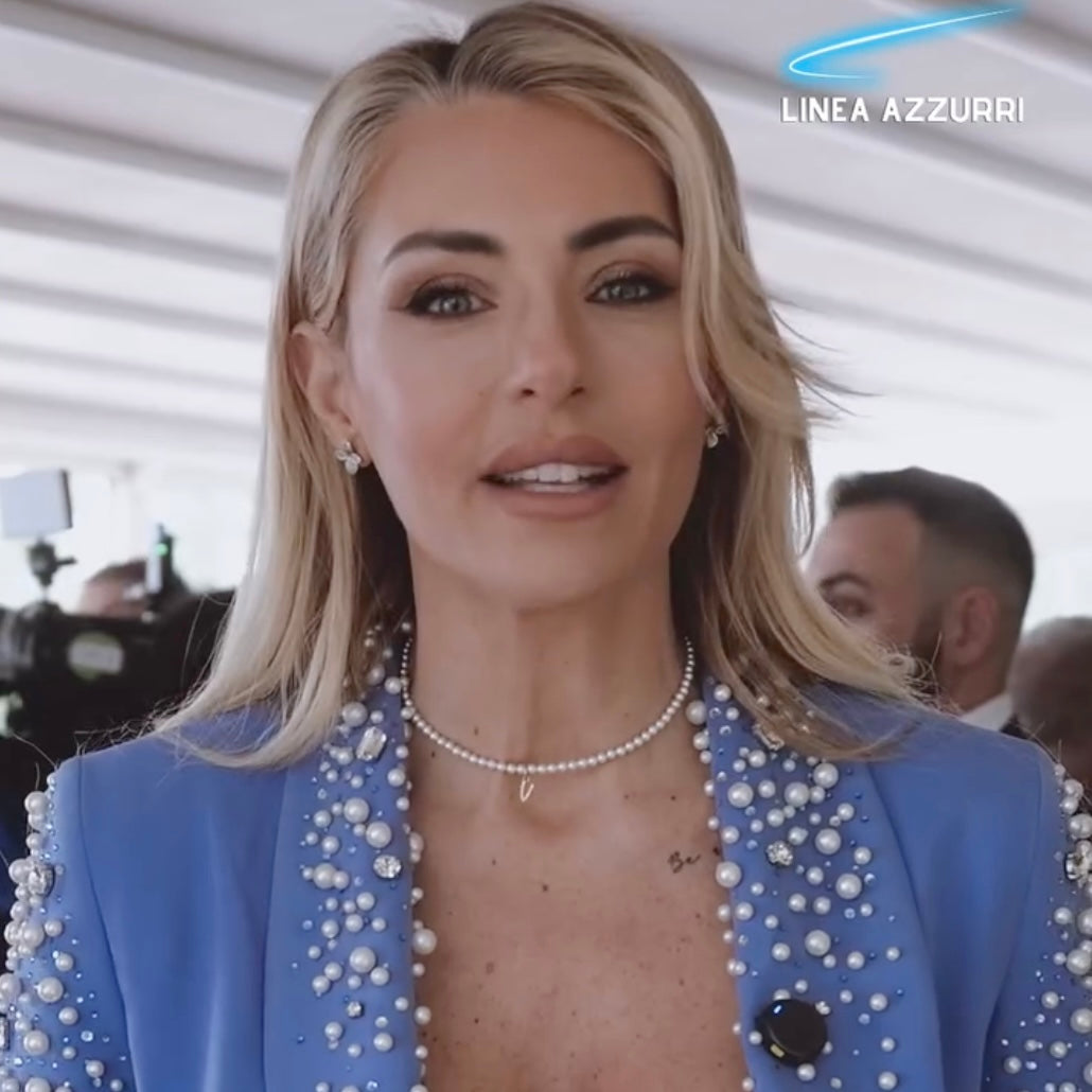 COLLANA PERLE CON INIZIALE