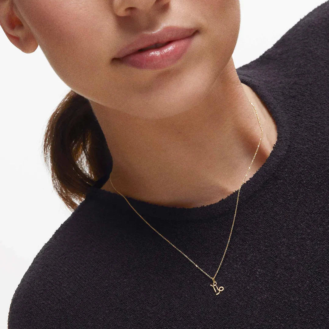 catenina con ciondolo segno zodiacale oro