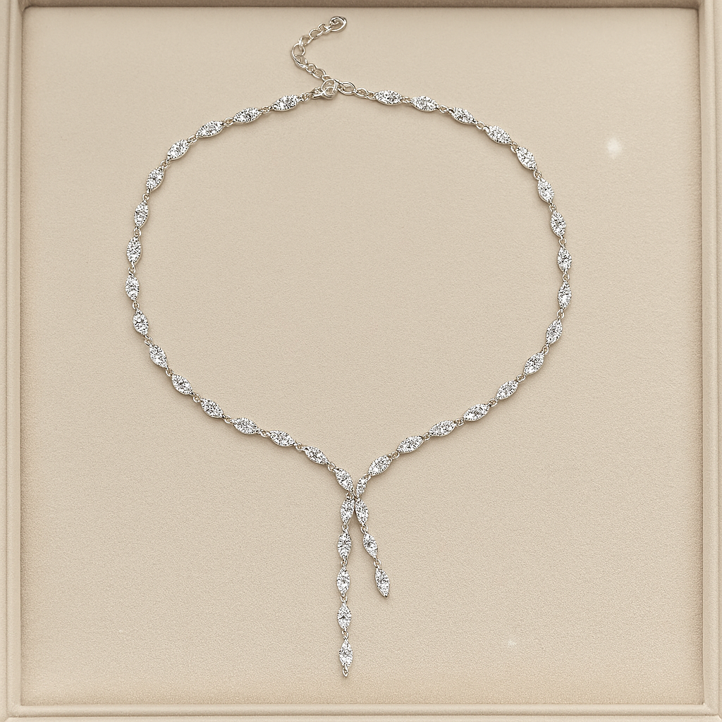 collana da sposa swarovski minimal