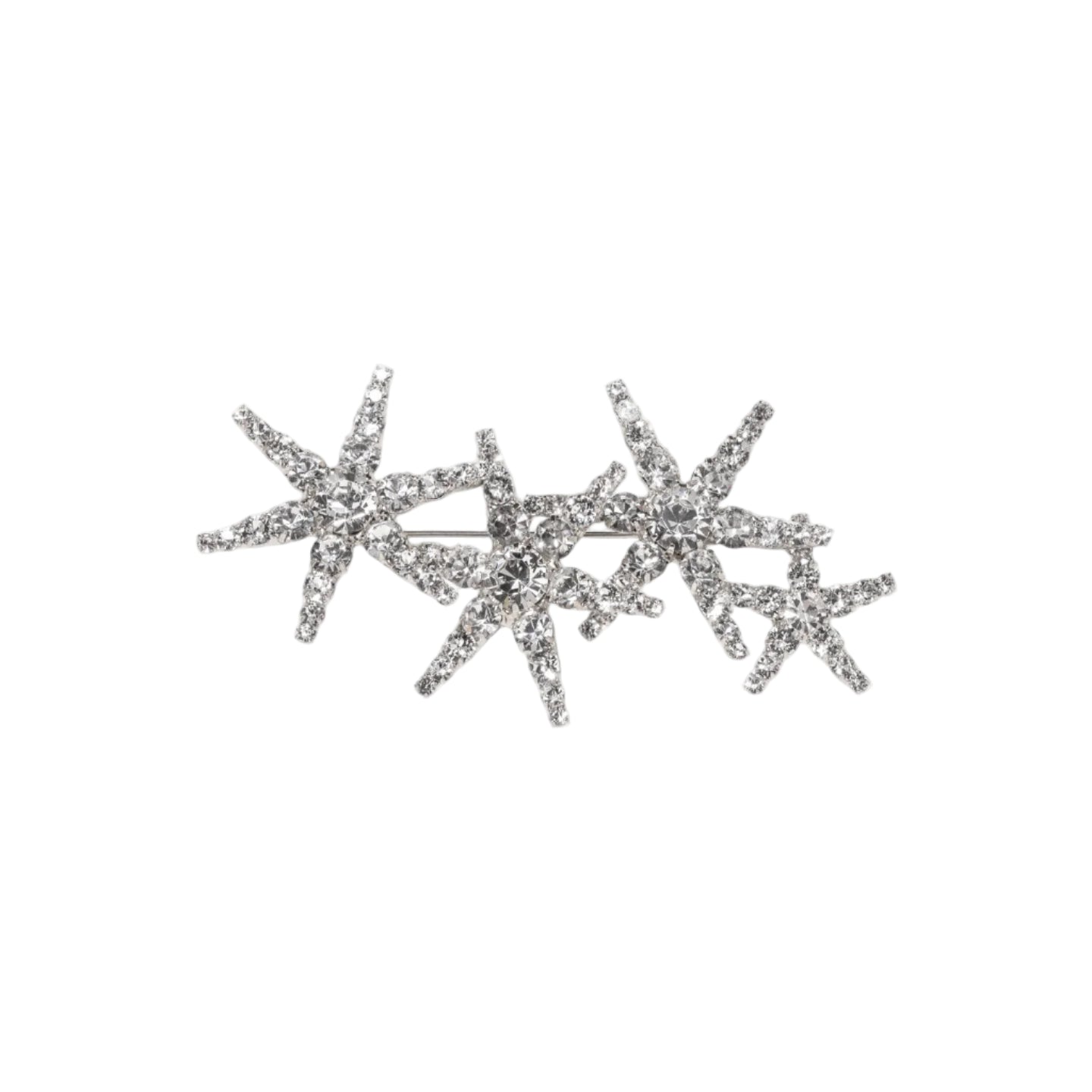 fermaglio per capelli natalizio con stelle swarovski fermaglio perfetto per le spose