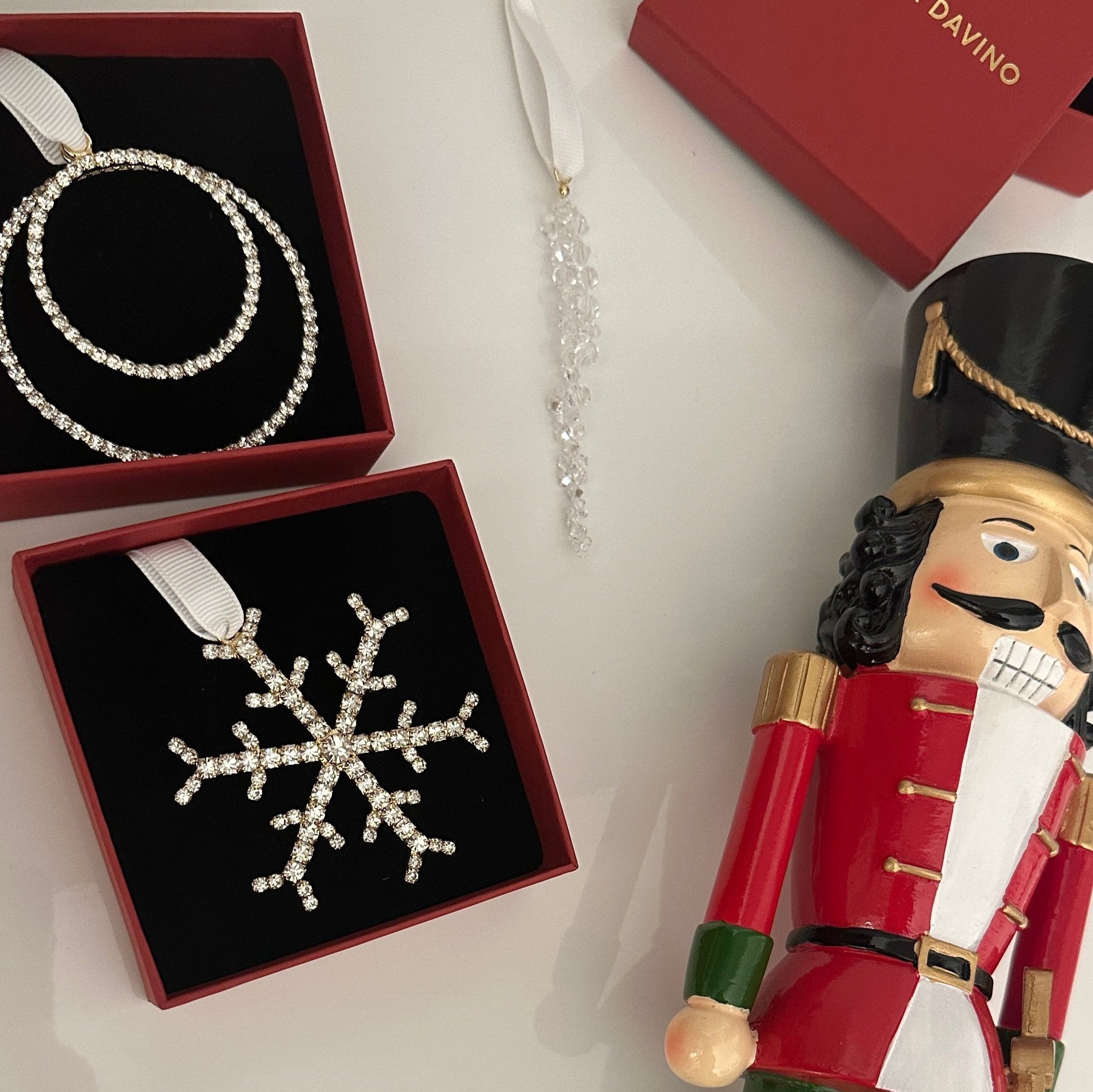 gioielli swarovski preziosi per l'albero di Natale