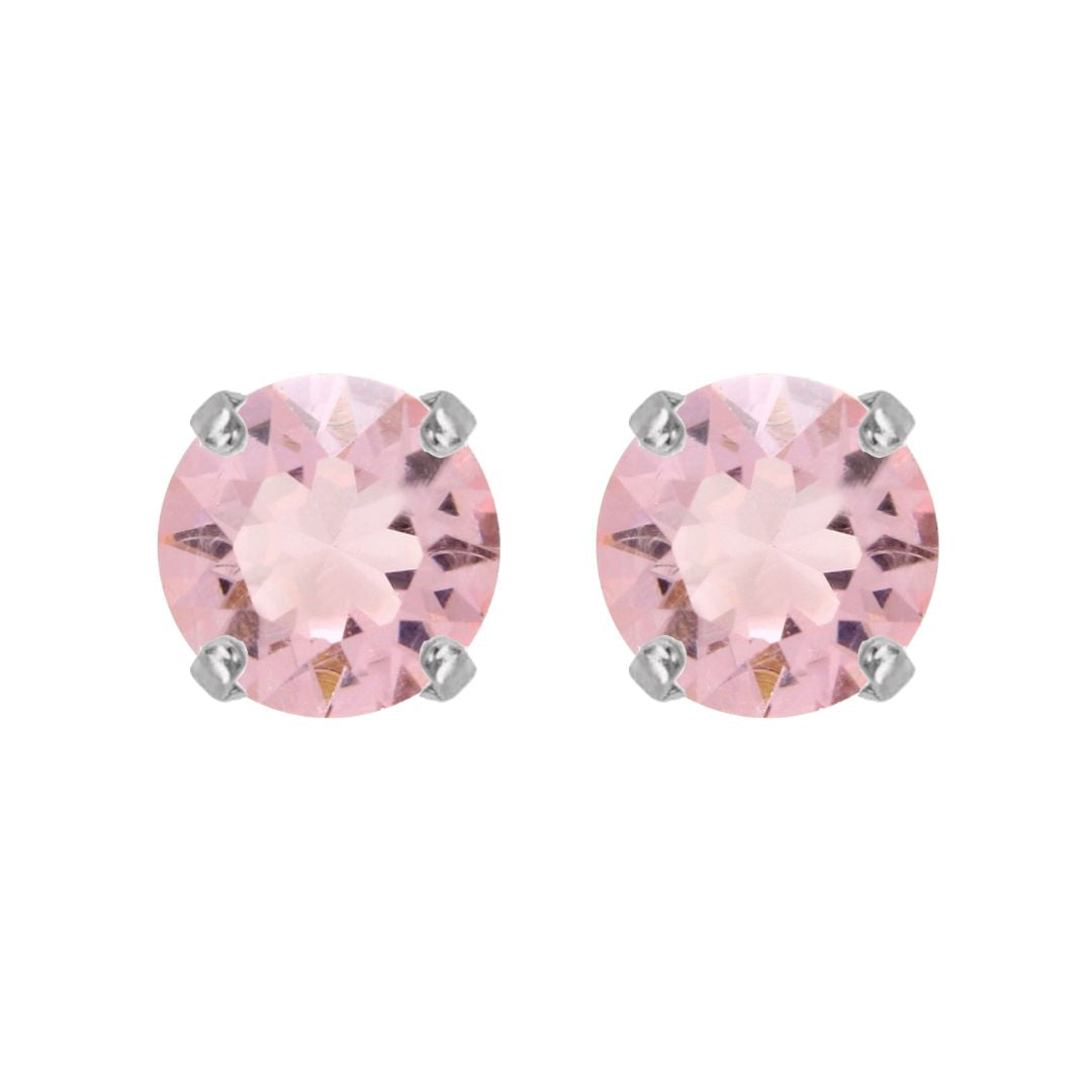 orecchini punto luce rosa cipria