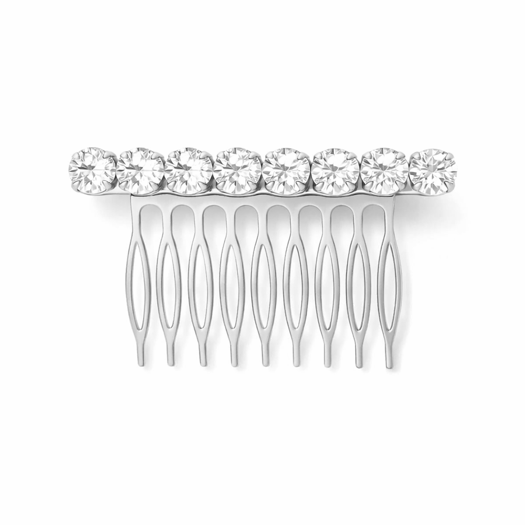 pettinino swarovski sposa minimal