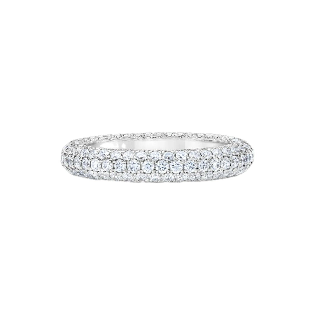 eternity band with zirconia in silver 925