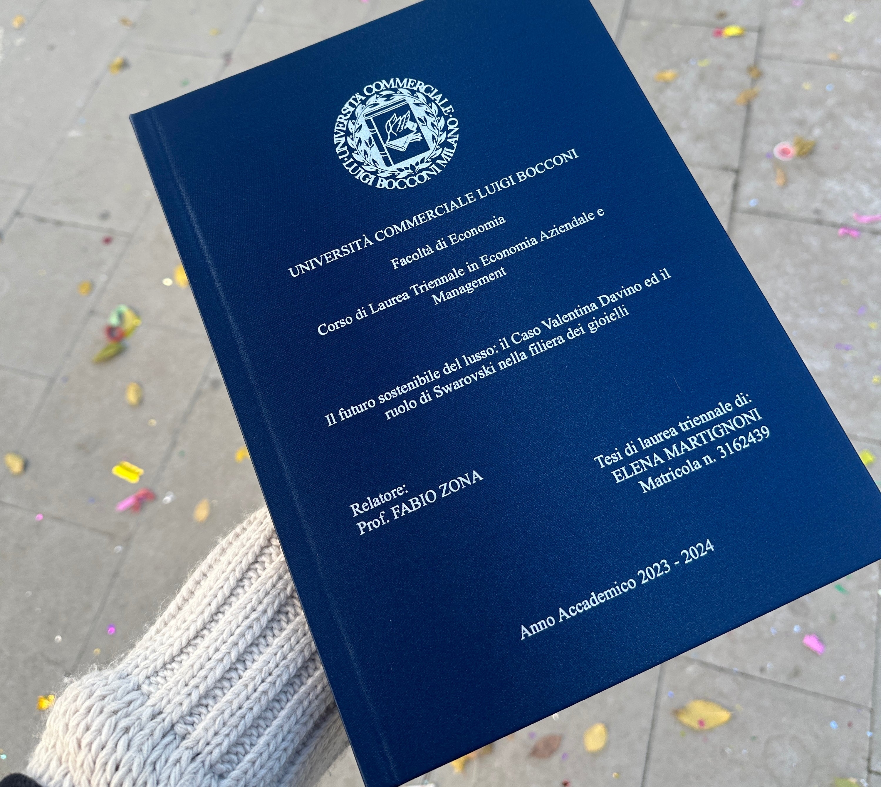 Quando un sogno diventa una tesi di laurea in Bocconi