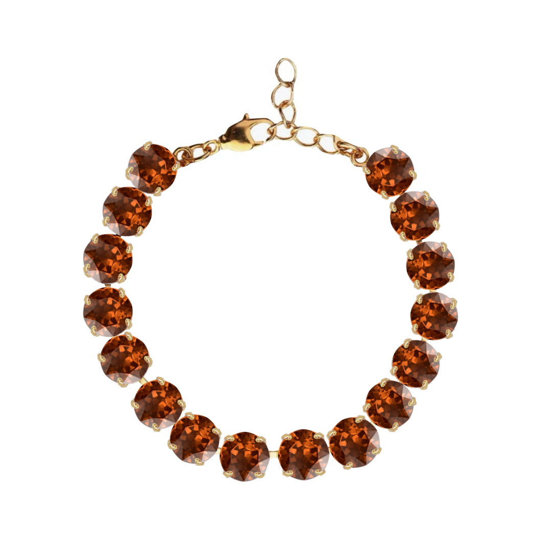 bracciale armocromia palette autunno in versione rame marrone
