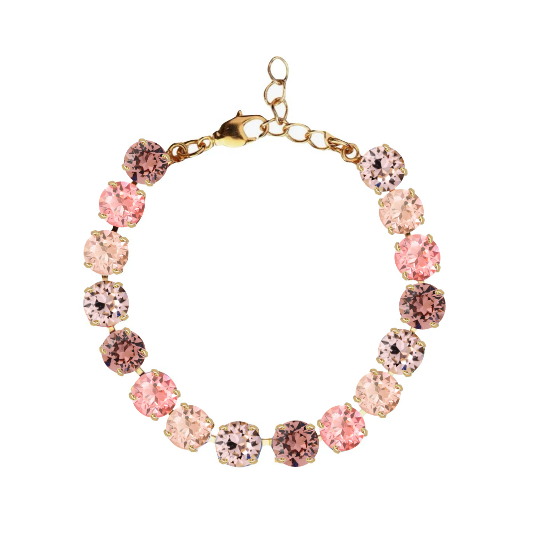 bracciale armocromia autunno warm con rifiniture oro e sfumature di rosa