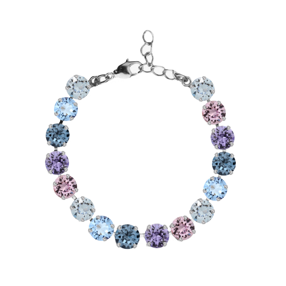 bracciale armocromia stagione estate fredda con rifiniture argento