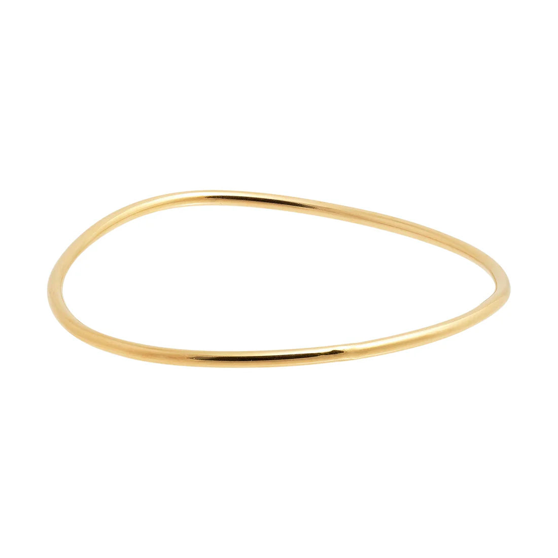 bracciale oro rigido martellato 