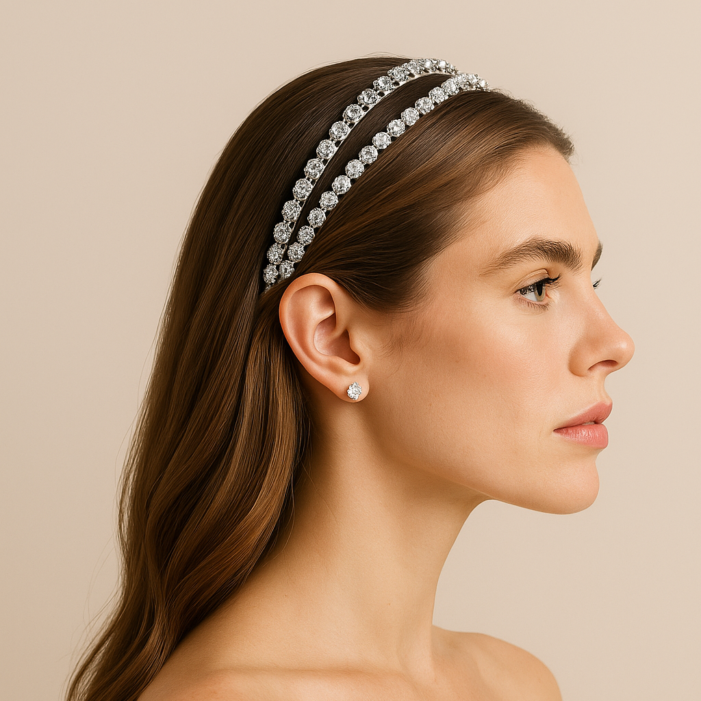 cerchietto sposa corona