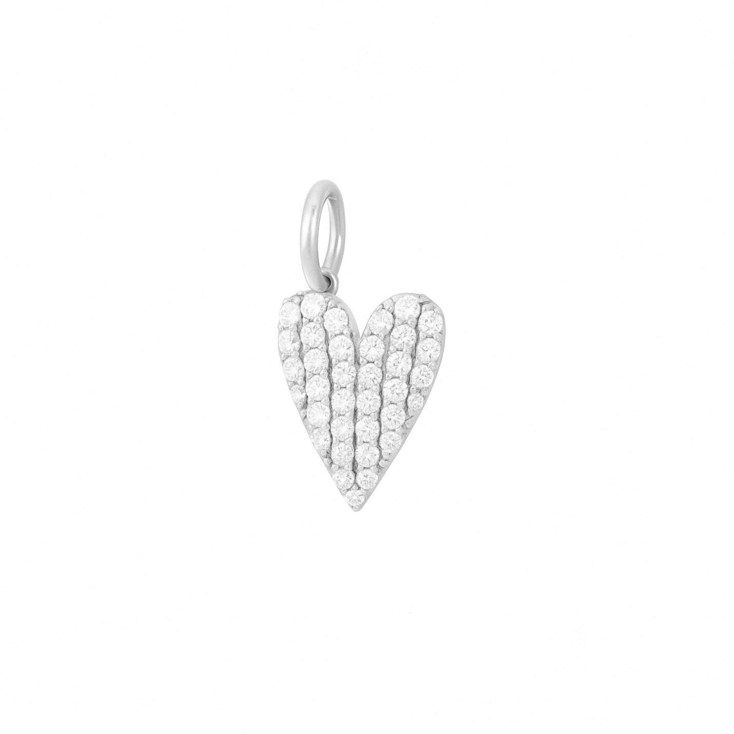 ciondolo argento 925 e zirconia