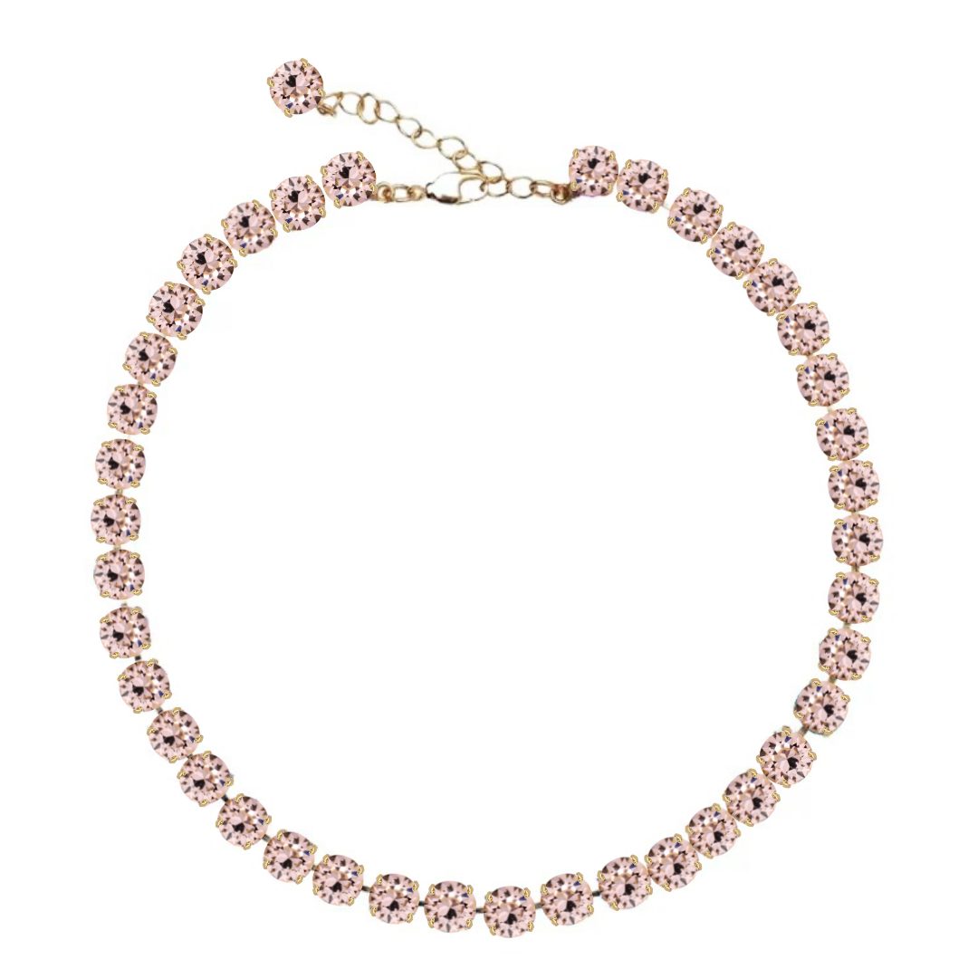 collana analisi armocromia palette autunno con perline colorate color rosa chiaro