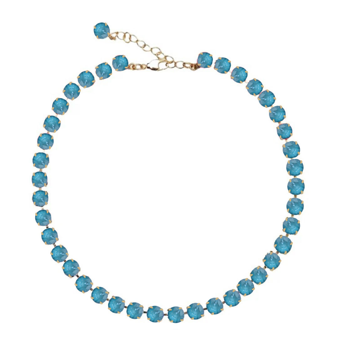 collana armocromia autunno color azzurro