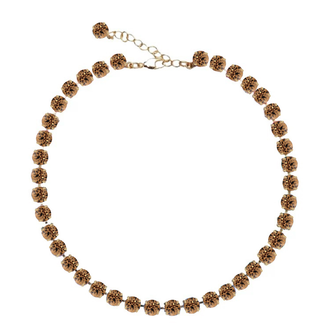 collana armocromia autunno color topazio fumè