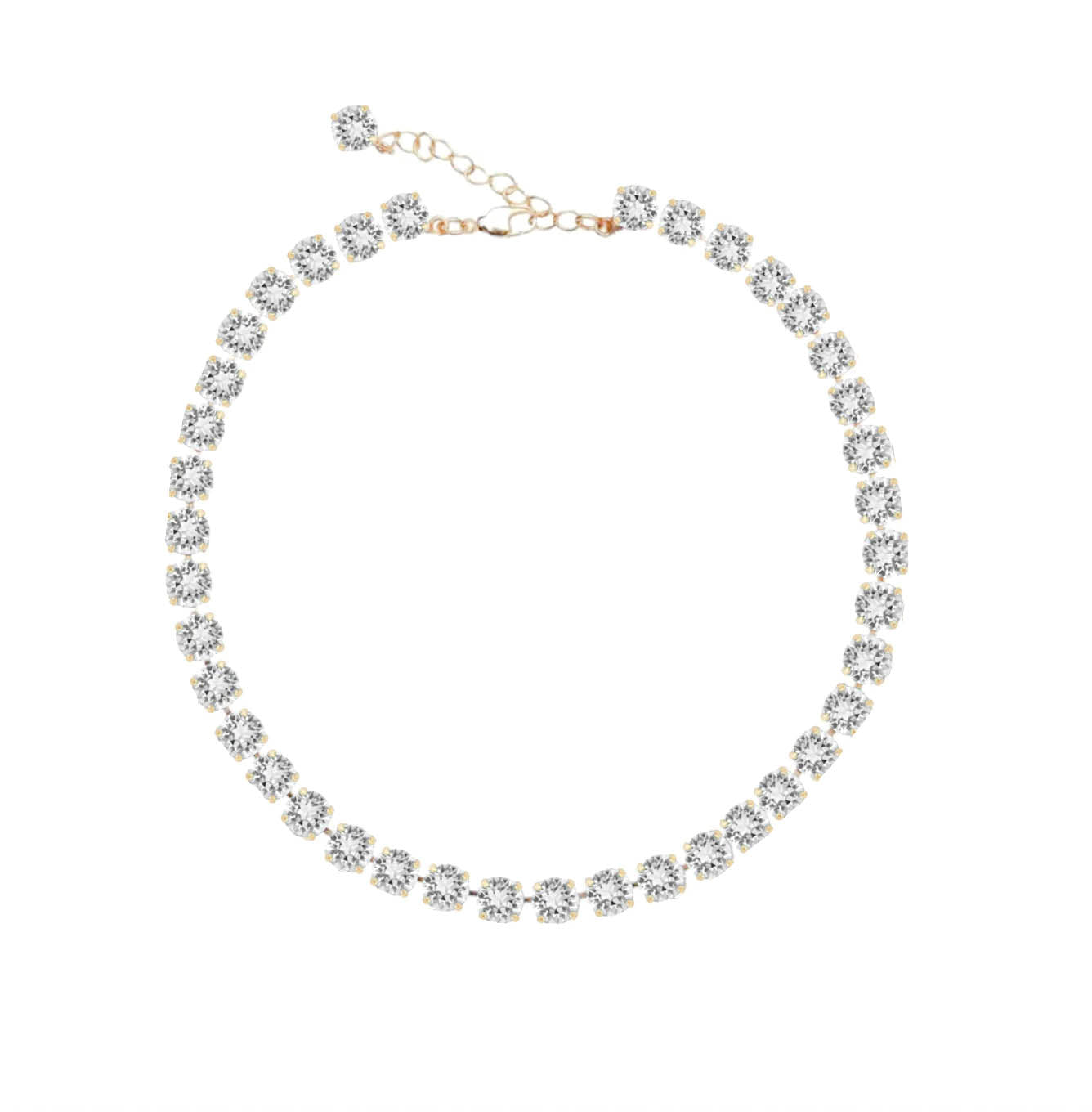 made in Italy tennis necklace 