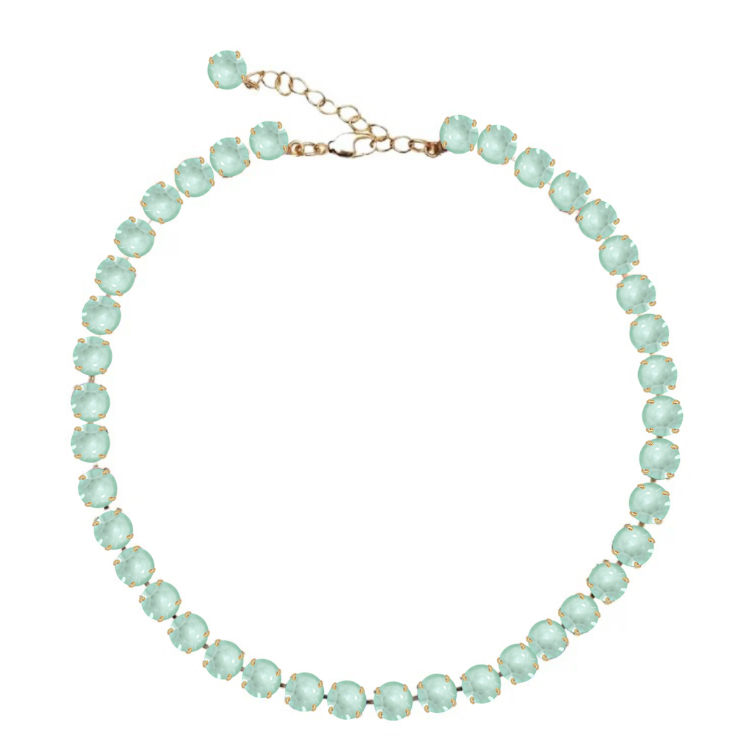 collana primavera versione verde menta chiaro e oro