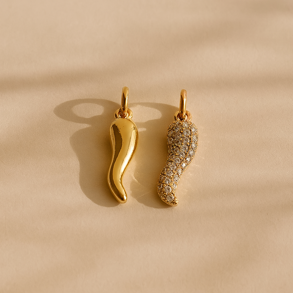 cornetti portafortuna oro