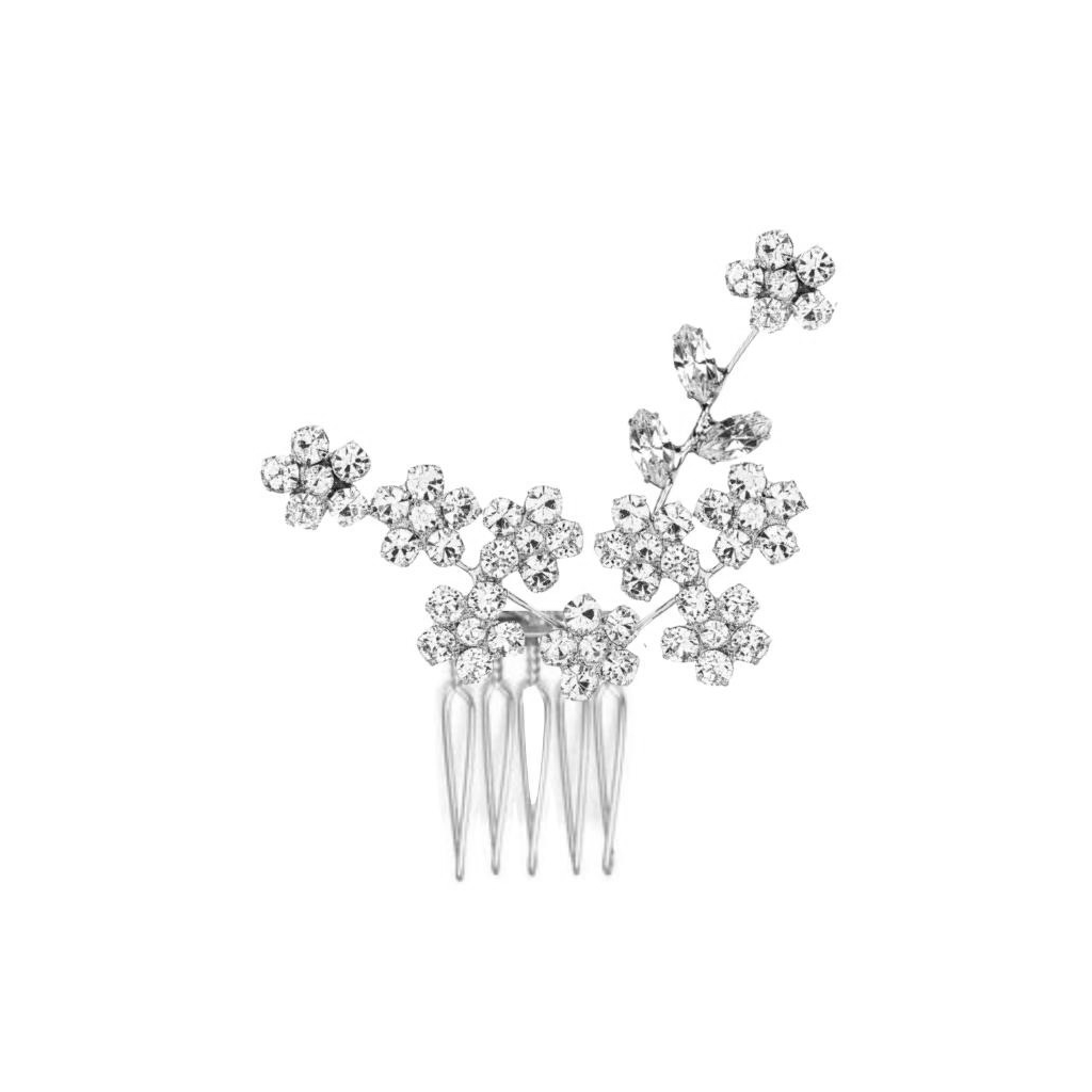 fermaglio mini bouganville rifinitura argento