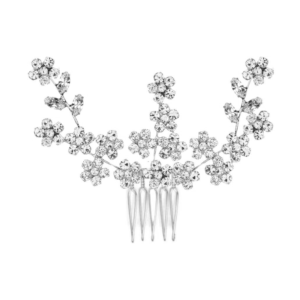 fermaglio argentato bouganville