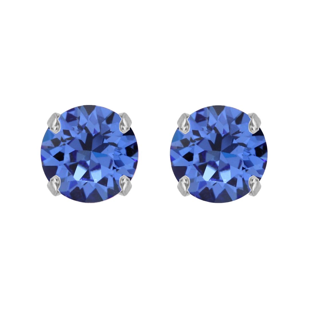orecchini a lobo armocromia inverno blu brillante