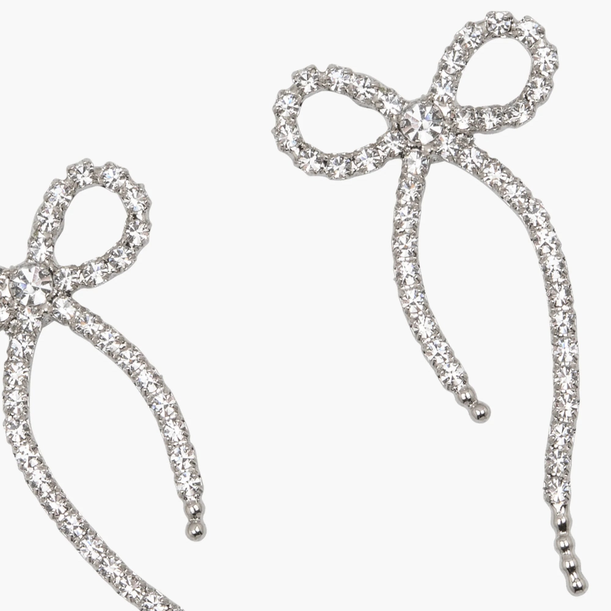 Orecchini A Fiocco Eleganti Per Donna - Nastro Classico, Gioielli Chic Per San Valentino E Compleanni