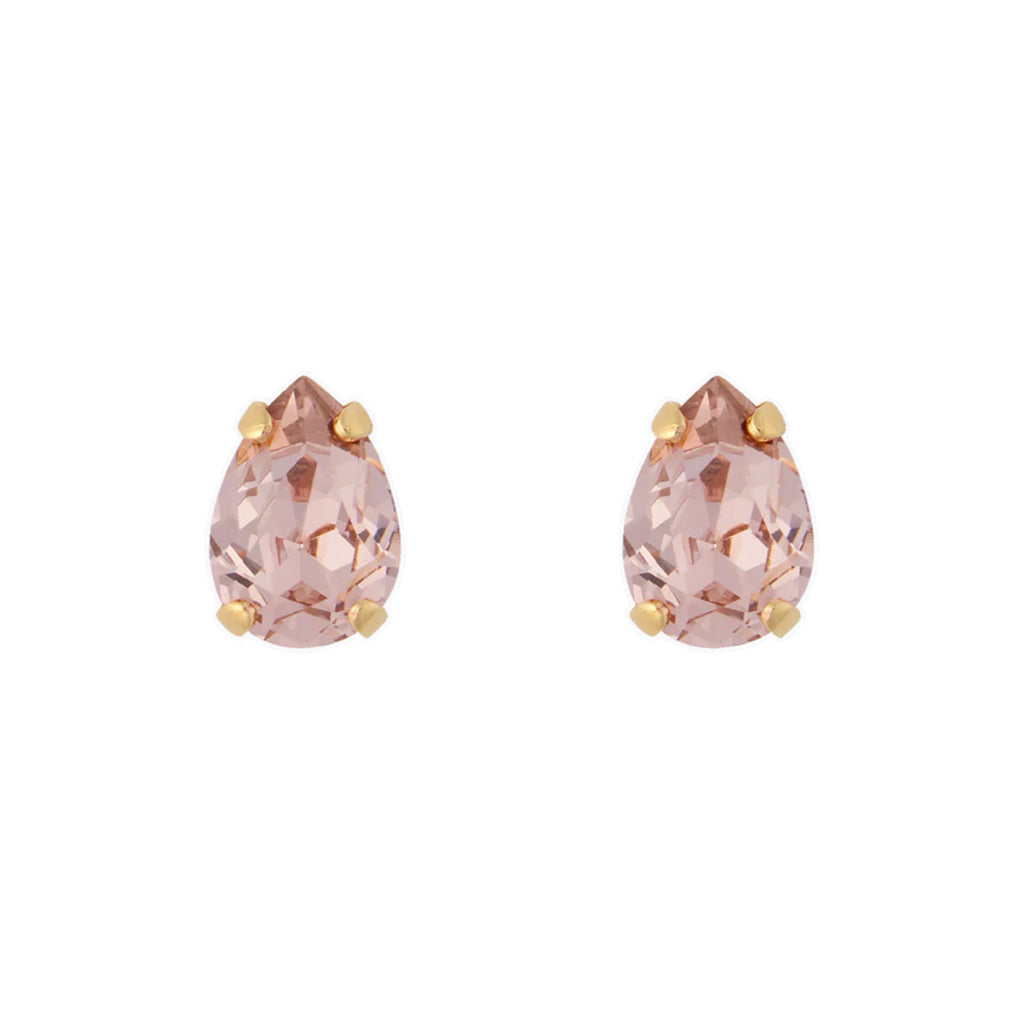 Orecchini A Goccia Oversize Con Cristalli – Glamour E Brillanti, Placcati Oro 14K, 70 Pietre