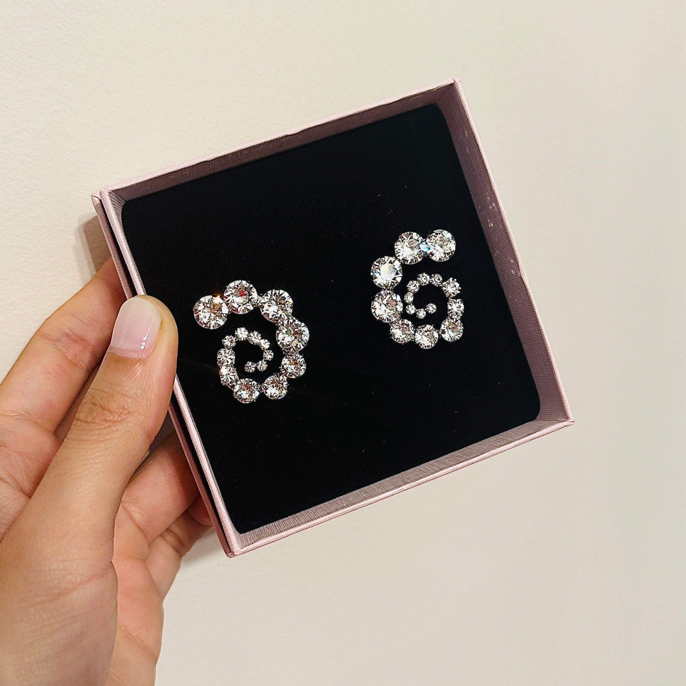 orecchini sposa swarovski luminosi