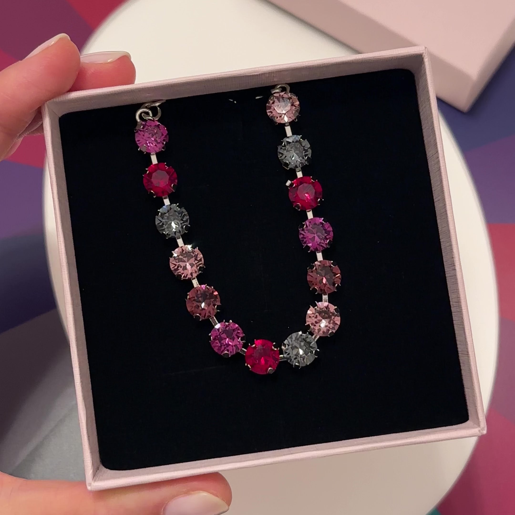 bracciale inverno deep in packaging rosa 