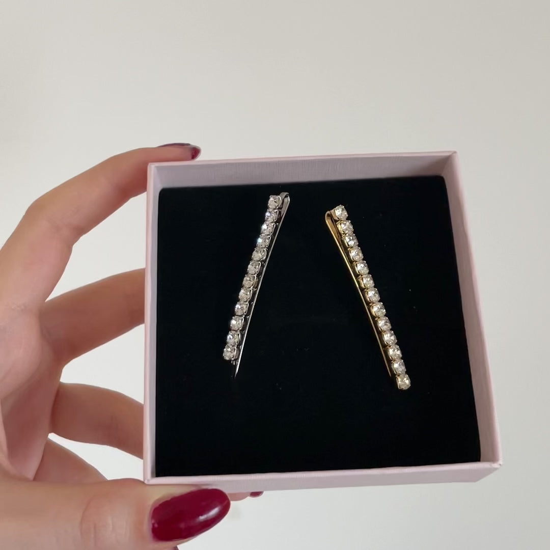 forcine per capelli in set decorate con cristalli swarovski