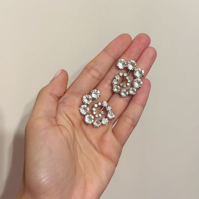 orecchini sposa swarovski vortice 