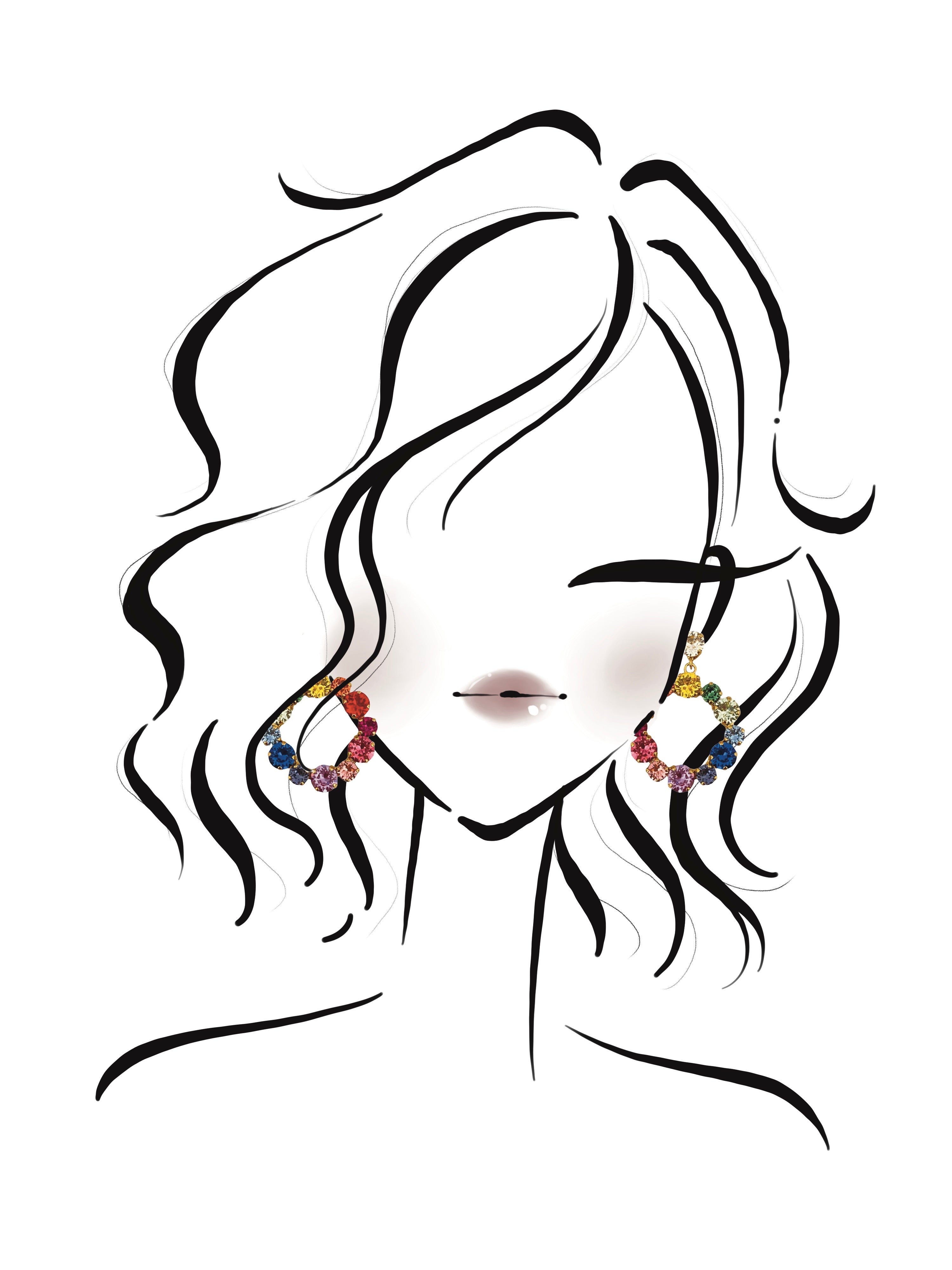 orecchini consigliati per viso forma triangolo facial shape